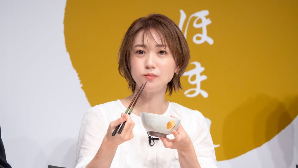 大島優子が福井県産ブレンド米「いちほまれ」新TV-CM発表会に出席