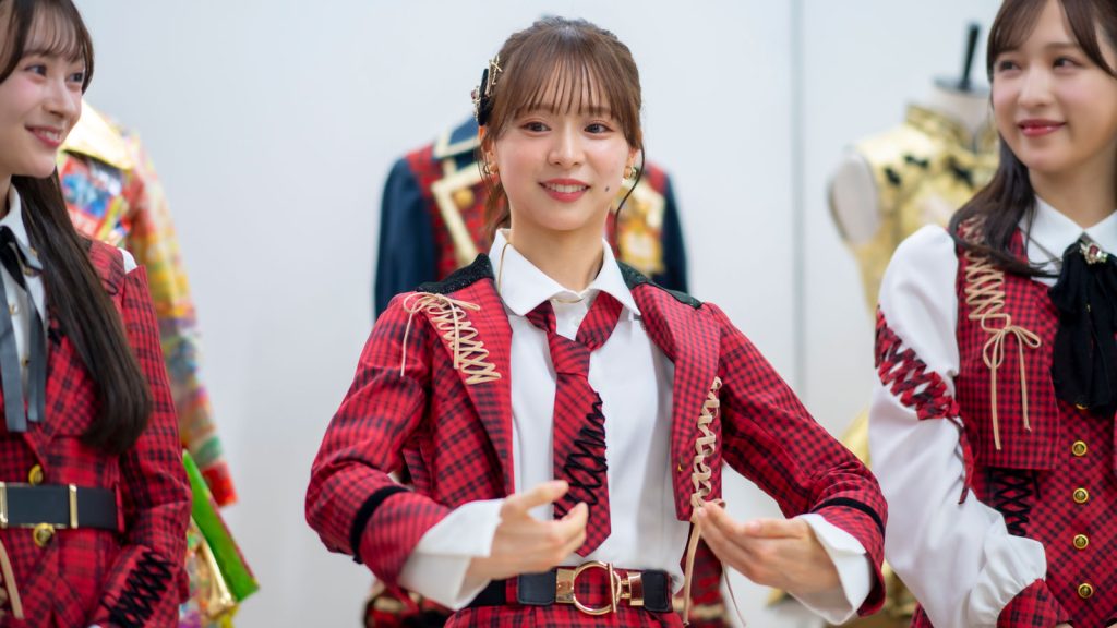 「AKB48 大衣装展 -時代を彩った装跡-」取材会より倉野尾成美