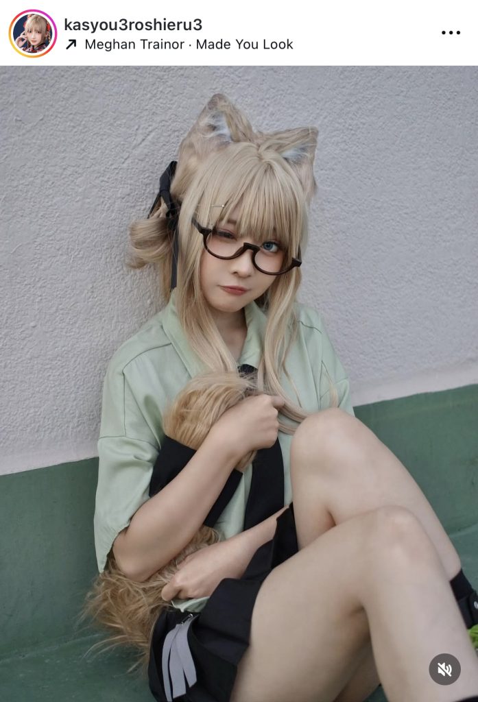 キュートなキプフェルのコスプレ姿