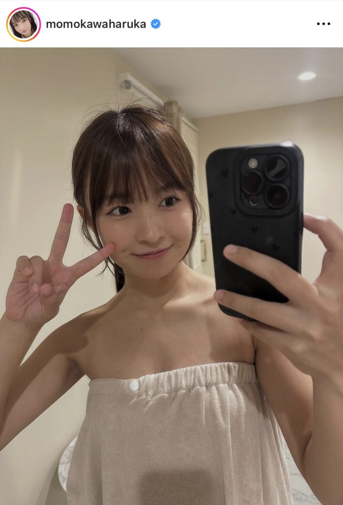 自撮り中の1コマ