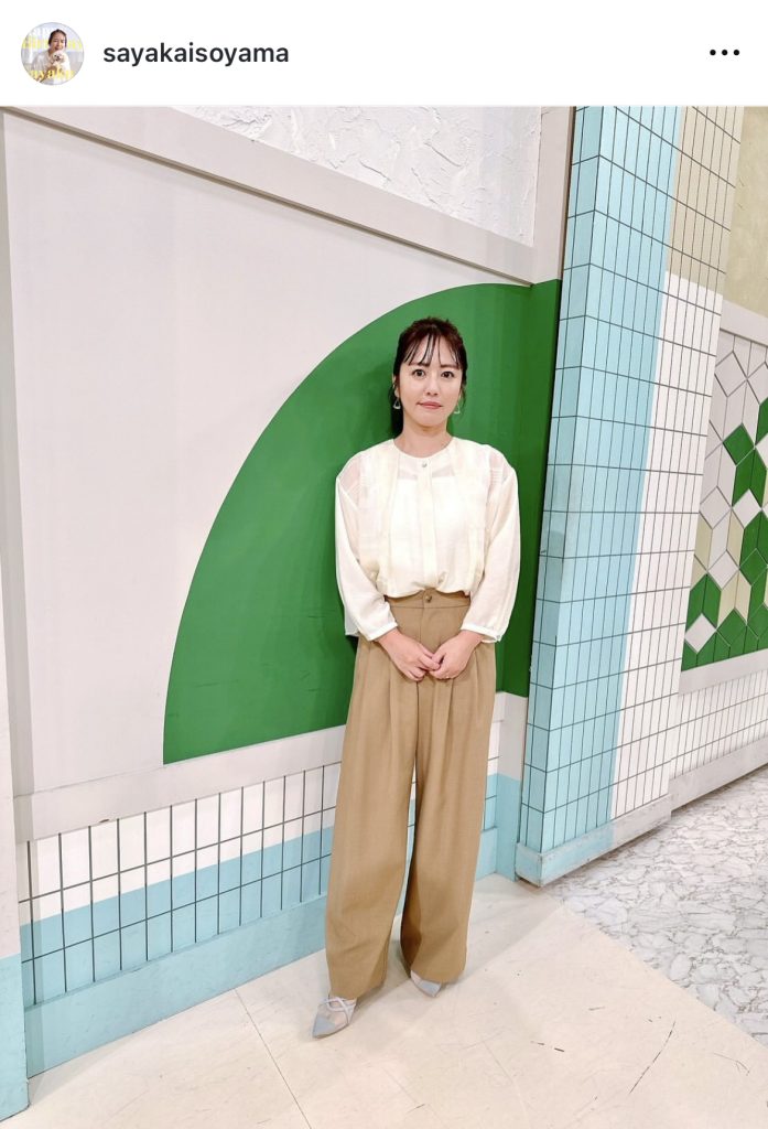 NHK「あさイチ」出演時の1コマ