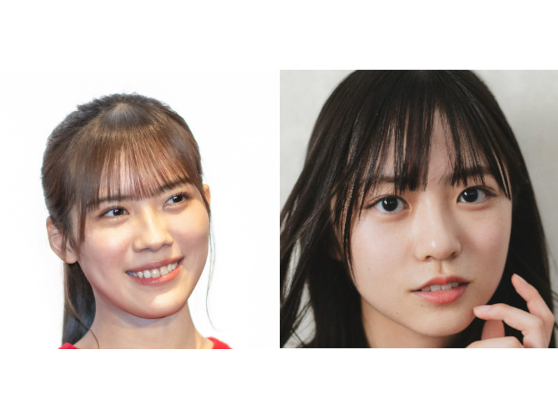 日向坂46森本茉莉(写真左)と正源司陽子(写真右)