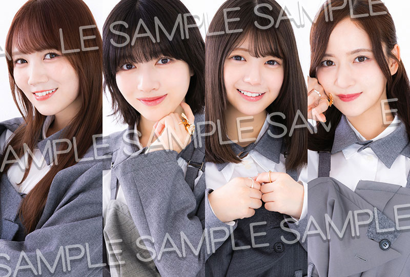 『BUBKA1月号』セブンネットショッピング限定特典、乃木坂46ポストカード(集合Ｂ：田村真佑・林瑠奈・冨里奈央・金川紗耶)