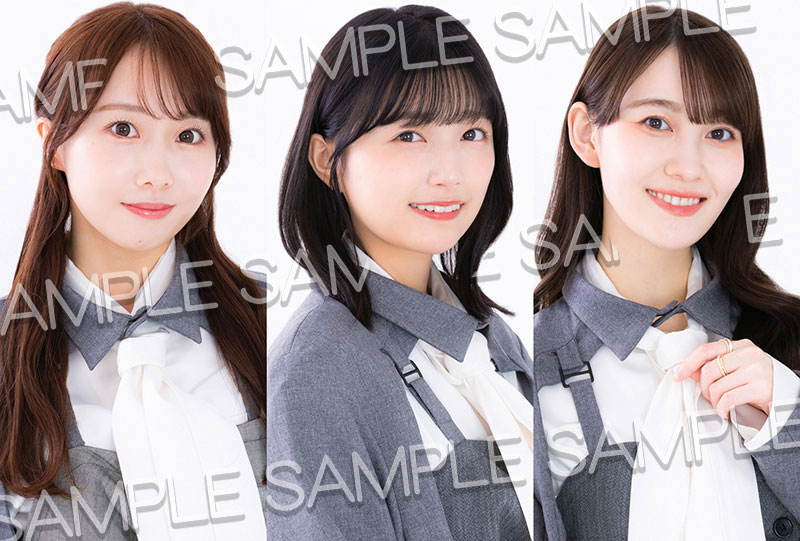 『BUBKA1月号』セブンネットショッピング限定特典、乃木坂46ポストカード(集合Ａ：五百城茉央・矢久保美緒・松尾美佑)