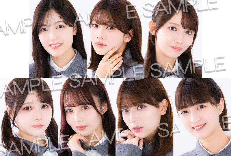 『BUBKA1月号』セブンネットショッピング限定特典、乃木坂46ポストカード(集合Ｃ：伊藤理々杏・佐藤璃果・柴田柚菜・奥田いろは・黒見明香・吉田綾乃クリスティー)