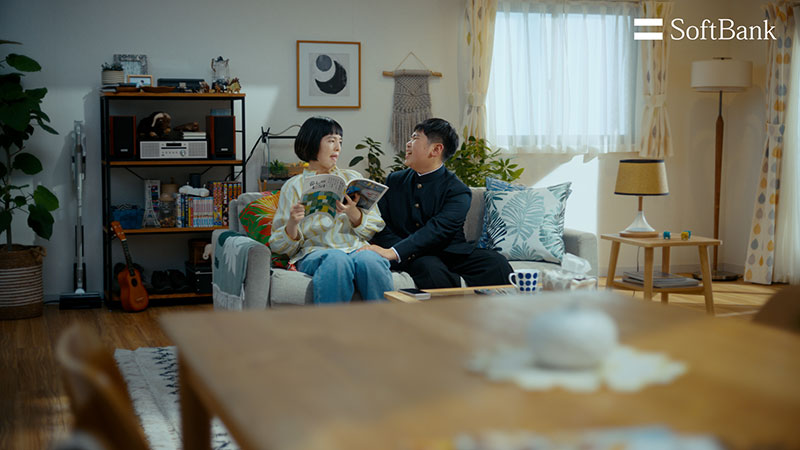 ソフトバンク株式会社新ウェブCM「スマホデビュー祭 お宅訪問」篇より