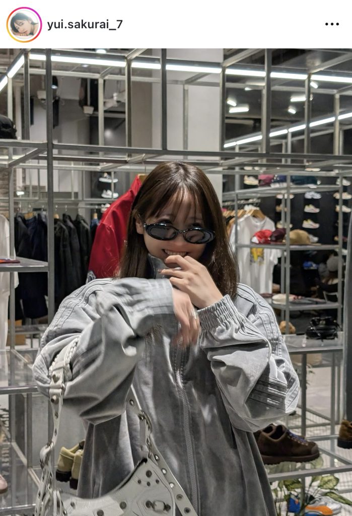 上海を満喫する櫻井優衣