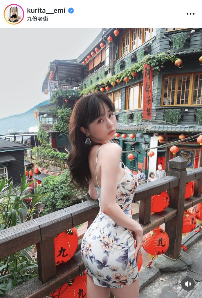 台湾を訪れて記念撮影