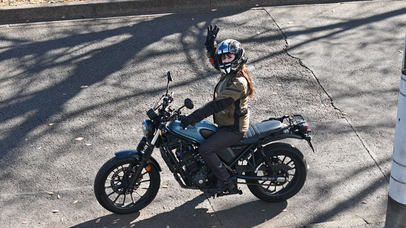 坂元誉梨の『初心者バイク女子の奮闘日記』＃５０