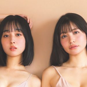 奇跡のコラボグラビア…仲良しすぎる息ぴったりな密着ショット