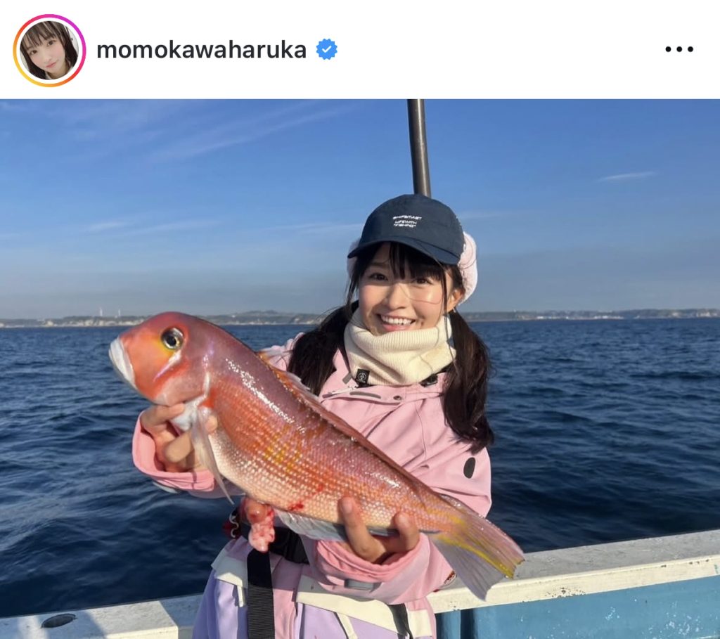 ビッグサイズのアマダイを釣り上げ大満足