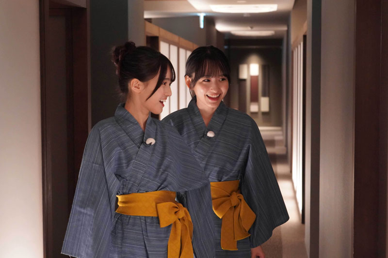 浴衣に着替えてお待ちかねの夕食タイムへ