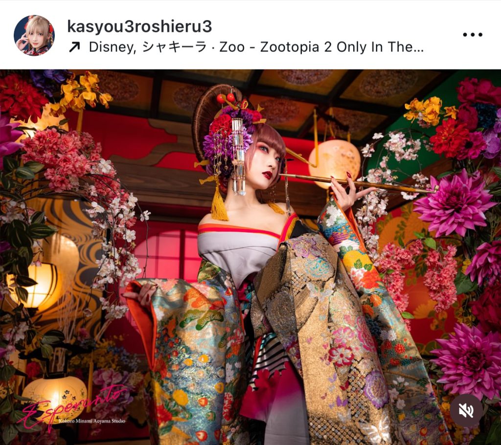 花魁姿が美し過ぎる