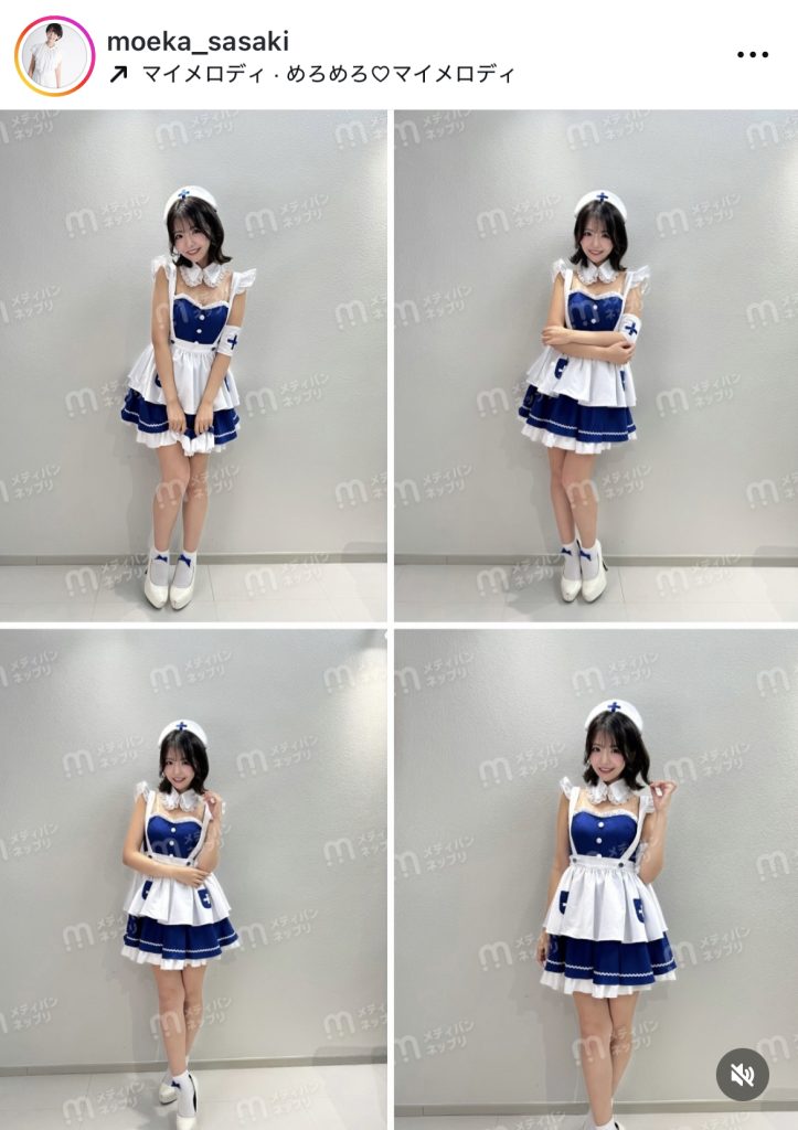 露出多めのナースのコスプレ姿