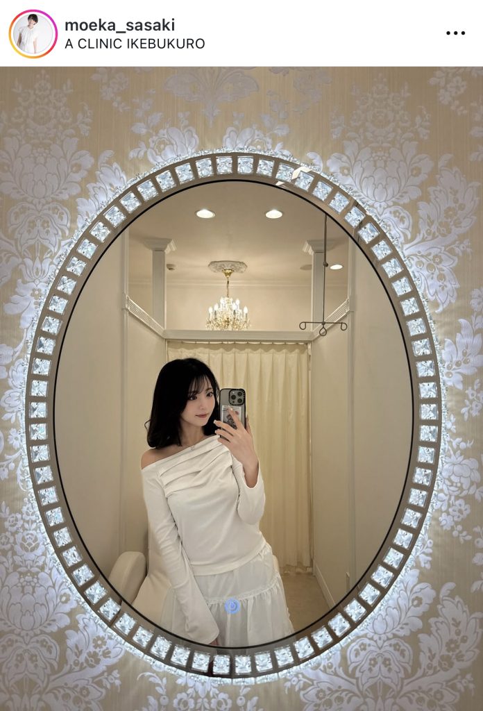 清楚な1枚に思わずドキッ