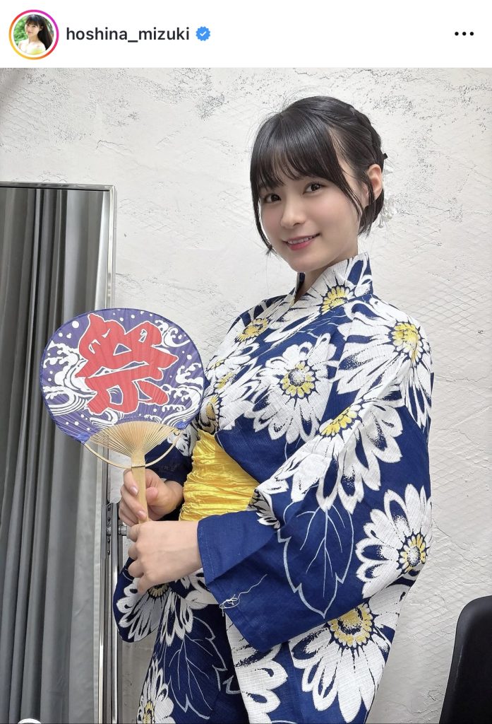 涼しげな浴衣姿が美しい