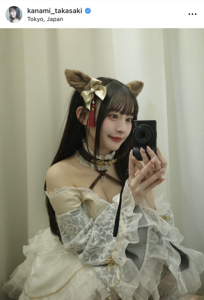 肩出し＆ケモミミ衣装で撮影会に参加