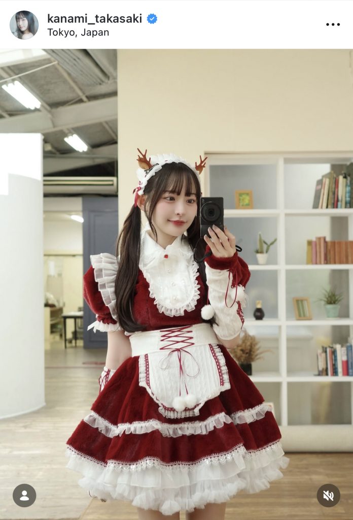 クリスマス撮影会でのオフショット