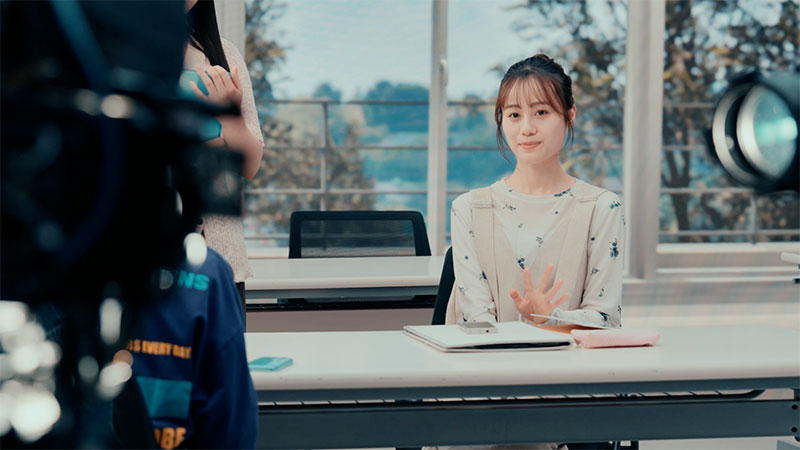 縦型ショートドラマ「毎日に、万一に、ワイドFM」メイキング