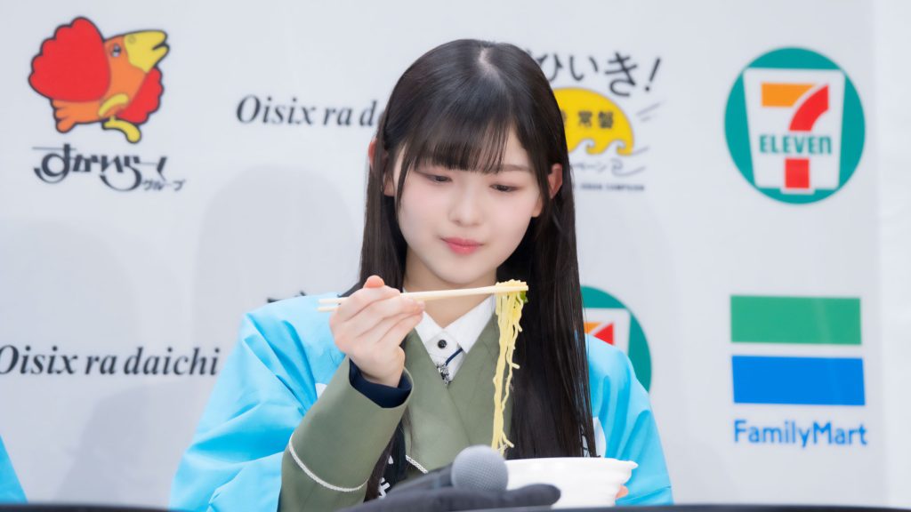 「ごひいき！三陸常磐キャンペーン『三陸常磐食べようフェア2026』コラボ商品プレス向け発表会」に出席した櫻坂46・山川宇衣