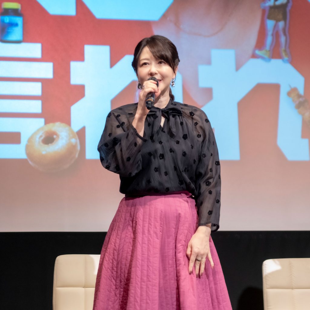 ドラマ『こないだおばさんって言われたよ』完成披露イベントに出席した堀内敬子