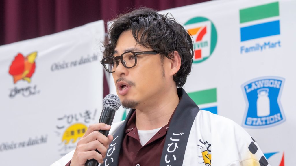 「ごひいき！三陸常磐キャンペーン『三陸常磐食べようフェア2026』コラボ商品プレス向け発表会」に出席に出席した平子祐希