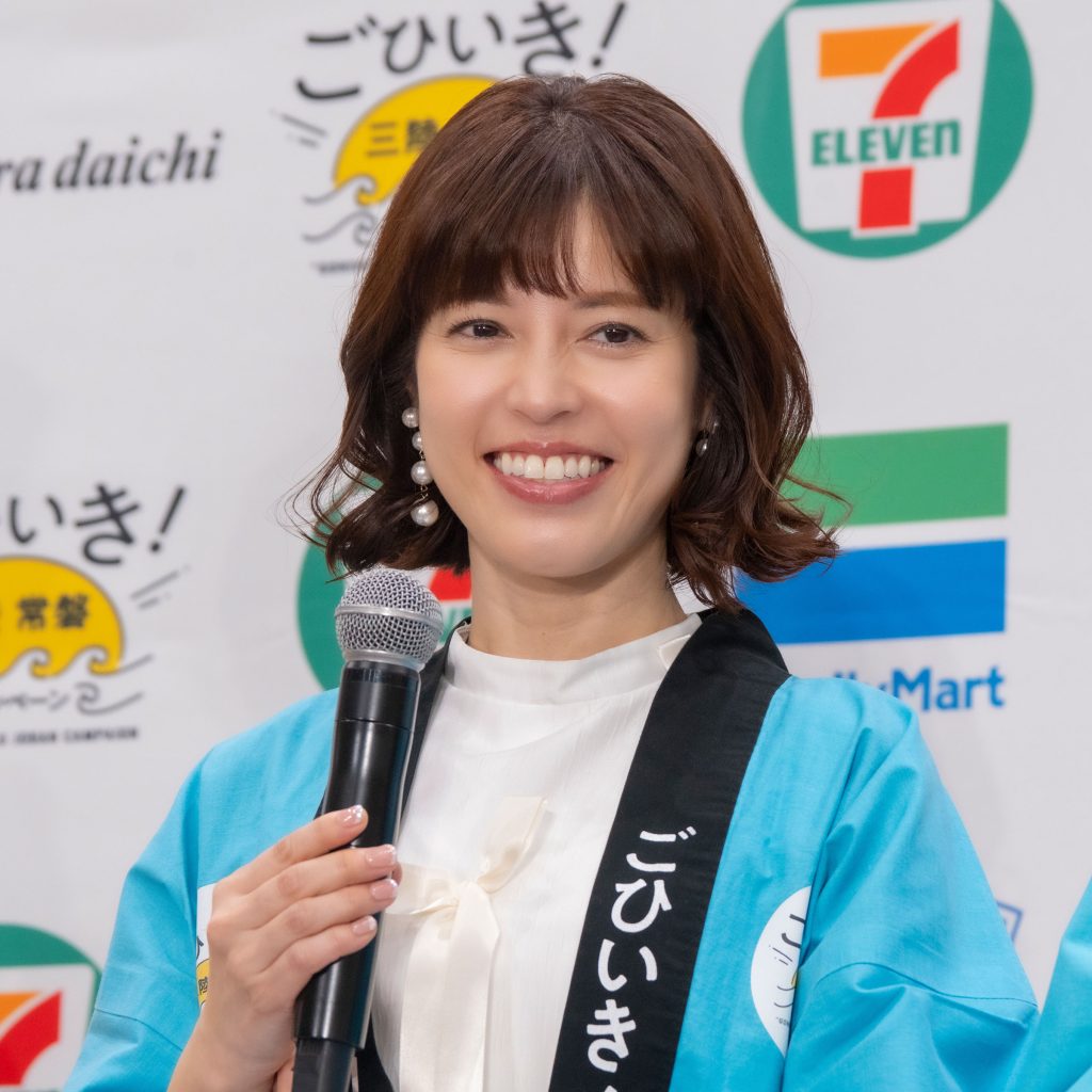 「ごひいき！三陸常磐キャンペーン『三陸常磐食べようフェア2026』コラボ商品プレス向け発表会」に出席に出席した神田愛花