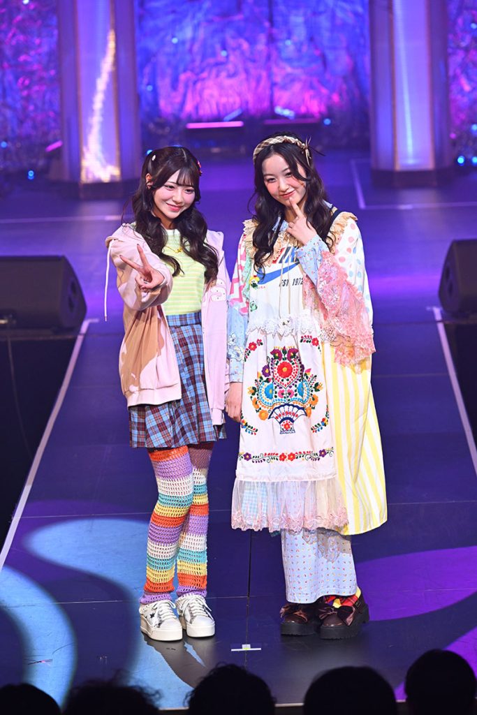 『Zipper×NIG FES–LIVE＆FASHION SHOW–』より水野乃愛と葉山莉瑚