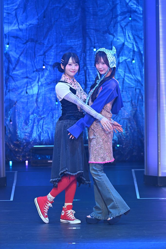 『Zipper×NIG FES–LIVE＆FASHION SHOW–』より橋本真希と百瀬紗菜