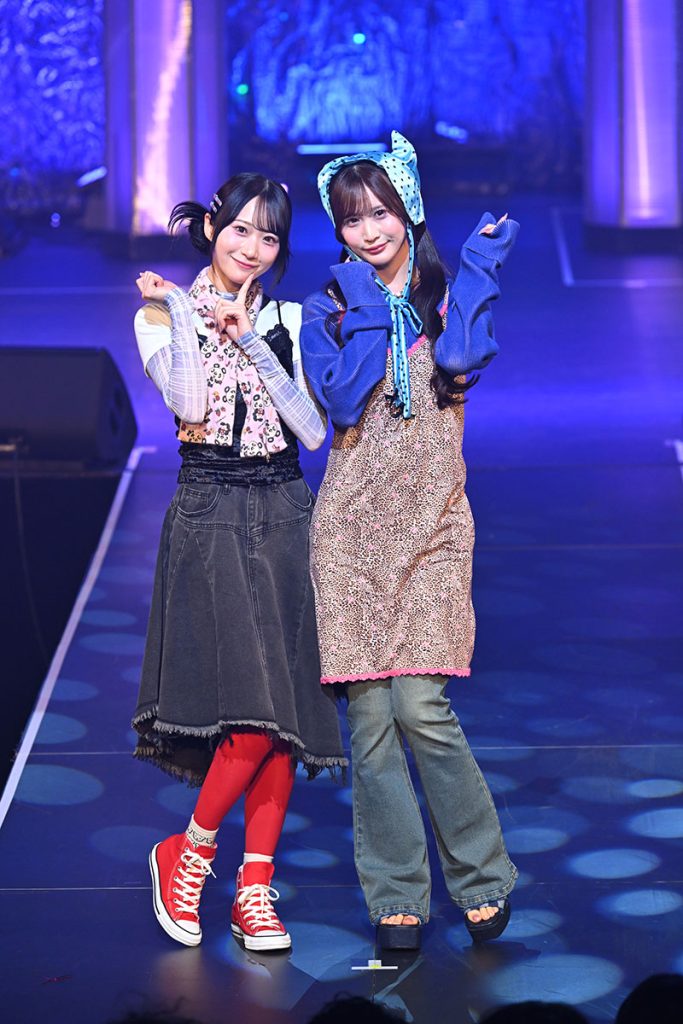『Zipper×NIG FES–LIVE＆FASHION SHOW–』より橋本真希と百瀬紗菜