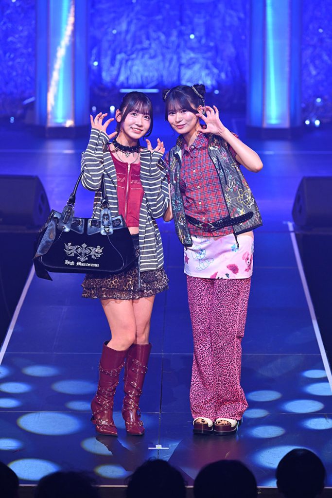 『Zipper×NIG FES–LIVE＆FASHION SHOW–』より片瀬真花と永瀬真梨