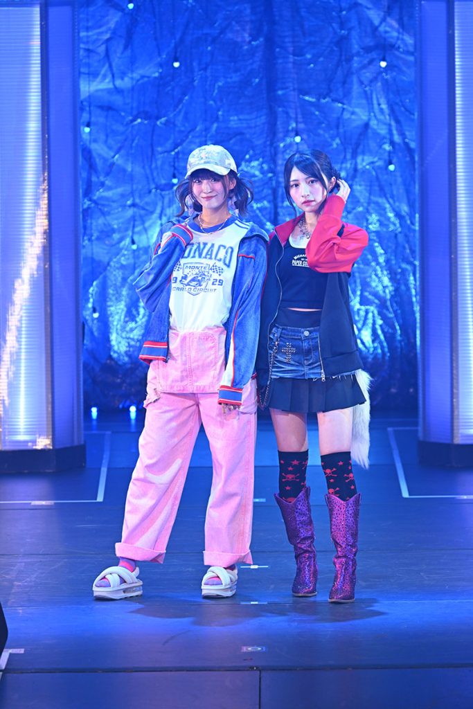 『Zipper×NIG FES–LIVE＆FASHION SHOW–』より新野楓果と朝宮日向