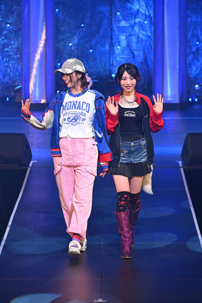 『Zipper×NIG FES–LIVE＆FASHION SHOW–』より新野楓果と朝宮日向