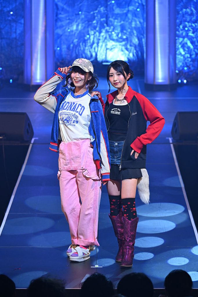 『Zipper×NIG FES–LIVE＆FASHION SHOW–』より新野楓果と朝宮日向
