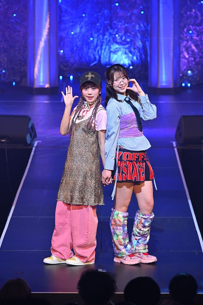 『Zipper×NIG FES–LIVE＆FASHION SHOW–』より藤崎未来と佐々木楓菜
