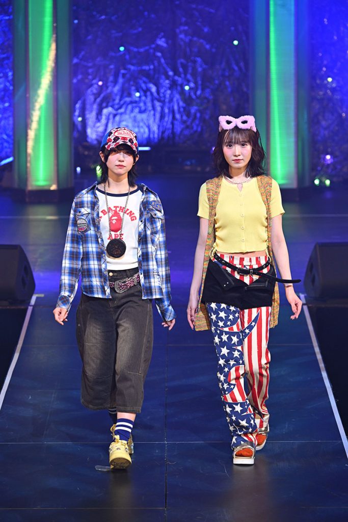 『Zipper×NIG FES–LIVE＆FASHION SHOW–』より永松波留と夏目涼風