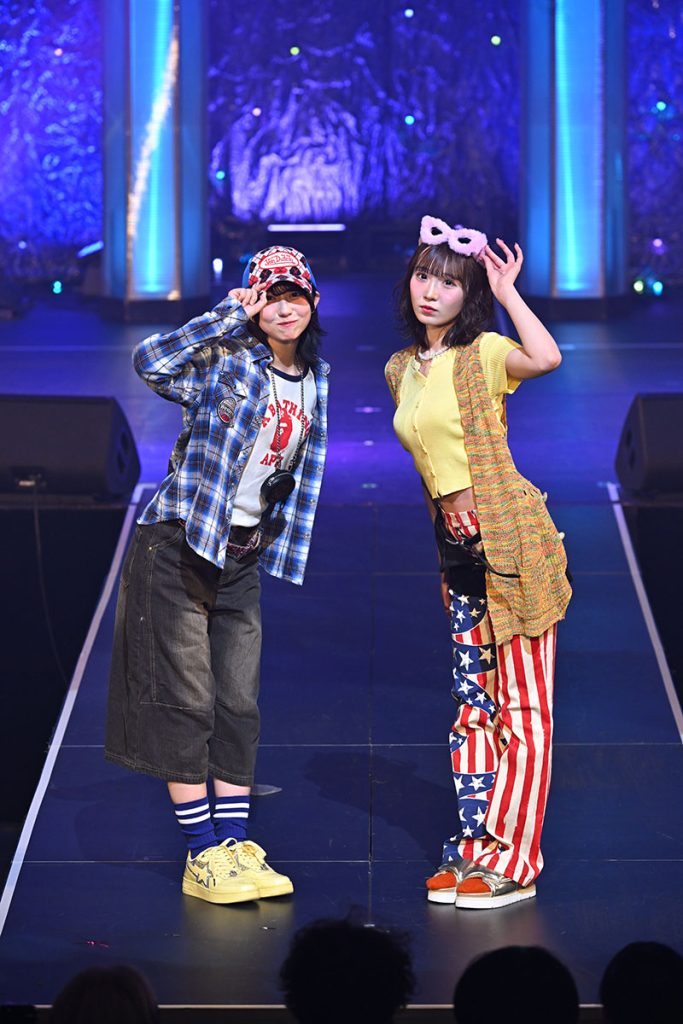 『Zipper×NIG FES–LIVE＆FASHION SHOW–』より永松波留と夏目涼風