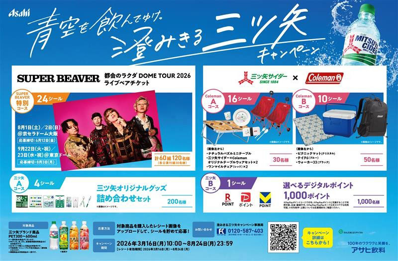 「青空を飲んでゆけ。澄みきる三ツ矢キャンペーン」