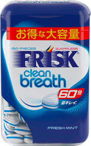 FRISK(フリスク) クラシエ クリーンブレスボトル フレッシュミント 105g×5個