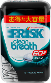 FRISK(フリスク) クラシエ クリーンブレスボトル ストロングミント ×5個