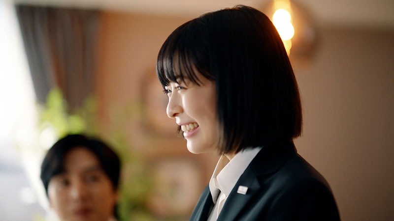 森七菜と坂東龍汰が出演する「株式会社プレサンス」の新CM「はじめて」篇