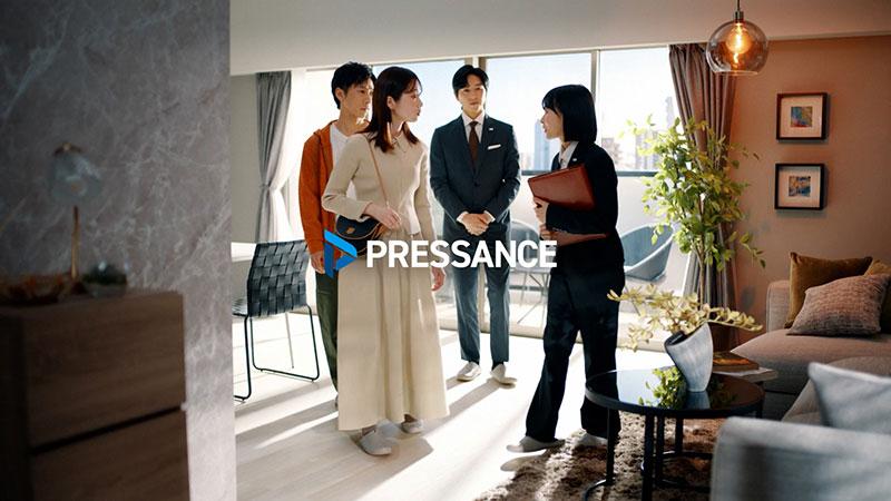 森七菜と坂東龍汰が出演する「株式会社プレサンス」の新CM「はじめて」篇