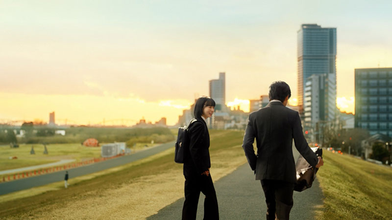 森七菜と坂東龍汰が出演する「株式会社プレサンス」の新CM「はじめて」篇