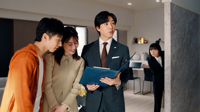 森七菜と坂東龍汰が出演する「株式会社プレサンス」の新CM「人生」篇