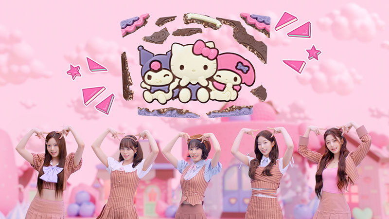 「LE SSERAFIM」が出演する『キャラパキ』新CMより