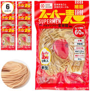 【超早ゆで60秒｜米100％国産麺】スーパー麺 (細麺｜100g×6食)