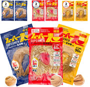 スーパー麺 細麺・中太麺・平打麺各2食