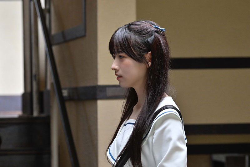 秋野沙理(遠藤理子)の妹・香織を演じる石森璃花