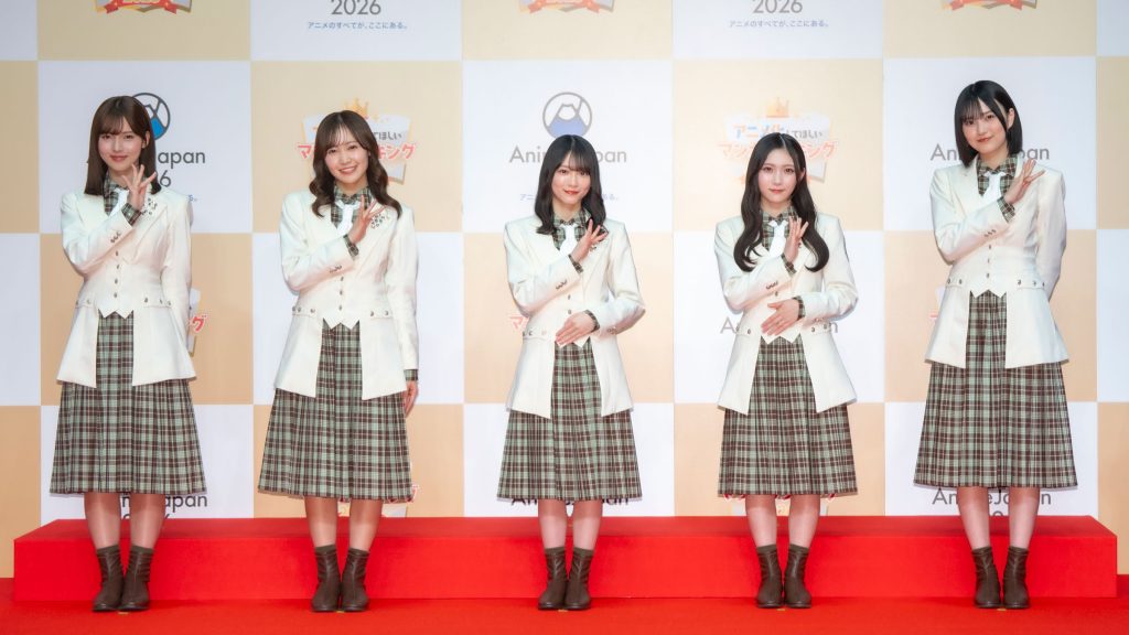 櫻坂46松田里奈、森田ひかる、谷口愛季、中嶋優月、的野美青が『アニメ化してほしいマンガランキング2026』授賞式に出席
