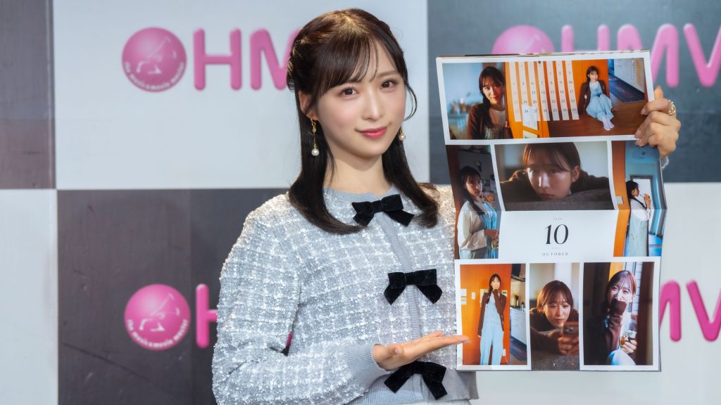 『小栗有以 2026年4月始まりカレンダー』発売記念取材会に出席したAKB48・小栗有以